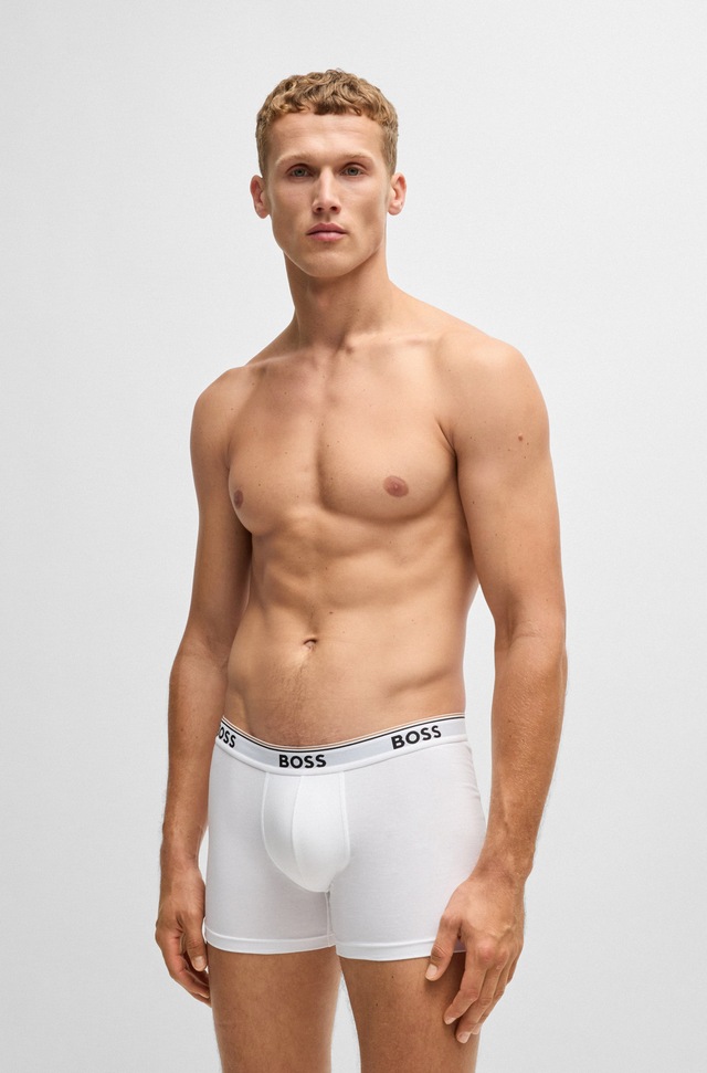 BOSS Boxer »Boxer 3 PACK« mit farblich passendem Webbund