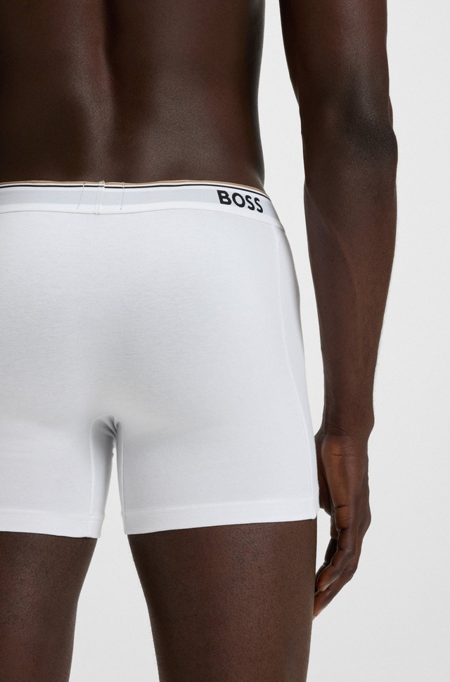 BOSS Boxer »Boxer 3 PACK« mit farblich passendem Webbund