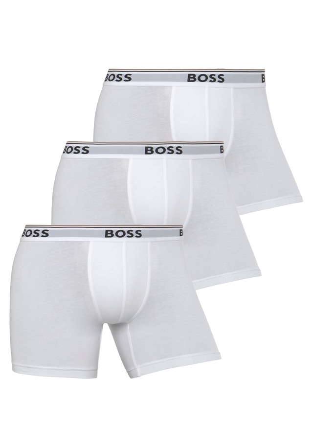 BOSS Boxer »Boxer 3 PACK« mit farblich passendem Webbund