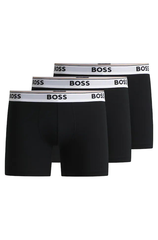 BOSS Boxer »Boxer 3 PACK« mit farblich passendem Webbund