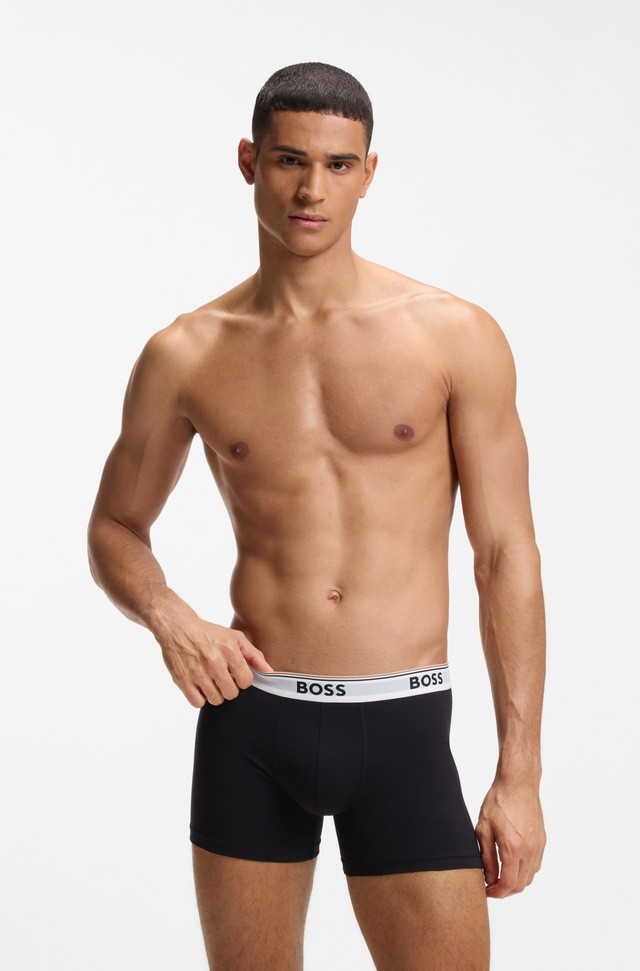 BOSS Boxer »Boxer 3 PACK« mit farblich passendem Webbund