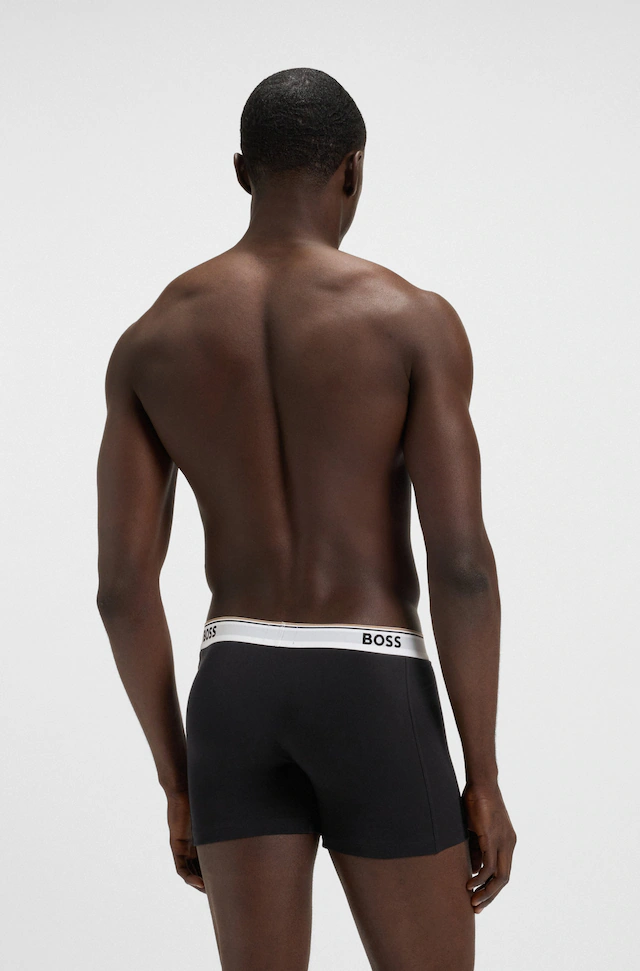 BOSS Boxer »Boxer 3 PACK« mit farblich passendem Webbund