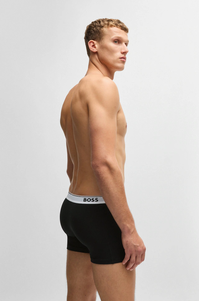 BOSS Boxer »Boxer 3 PACK« mit farblich passendem Webbund