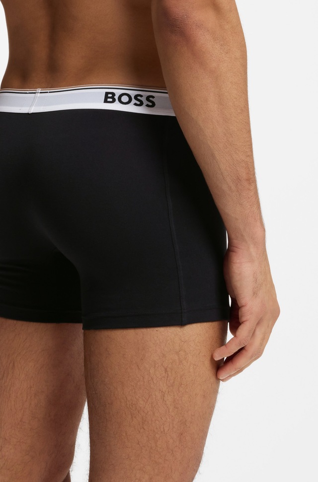 BOSS Boxer »Boxer 3 PACK« mit farblich passendem Webbund