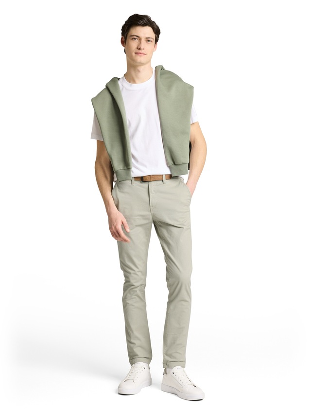 TOM TAILOR Denim Chinohose leicht vorgewaschen