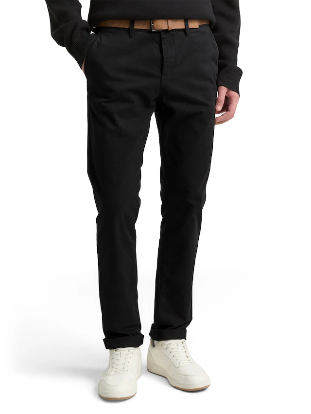 TOM TAILOR Denim Chinohose leicht vorgewaschen