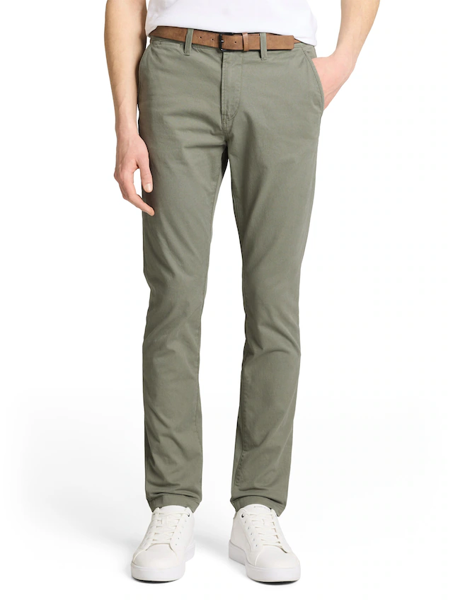 TOM TAILOR Denim Chinohose leicht vorgewaschen