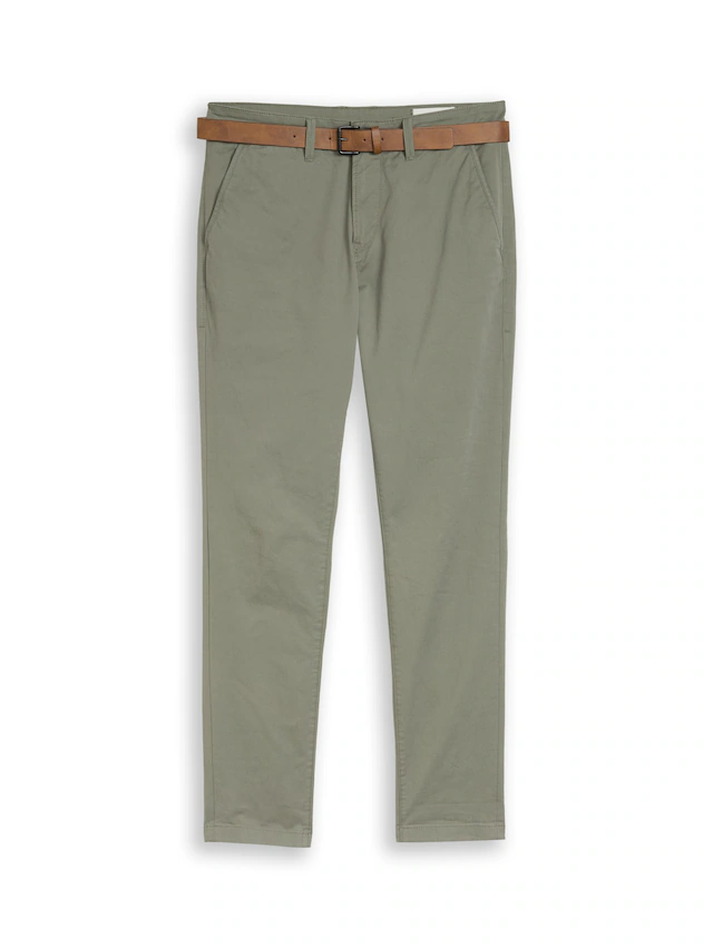 TOM TAILOR Denim Chinohose leicht vorgewaschen