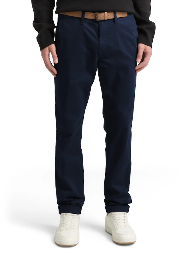 TOM TAILOR Denim Chinohose leicht vorgewaschen