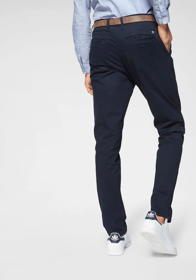 TOM TAILOR Denim Chinohose leicht vorgewaschen
