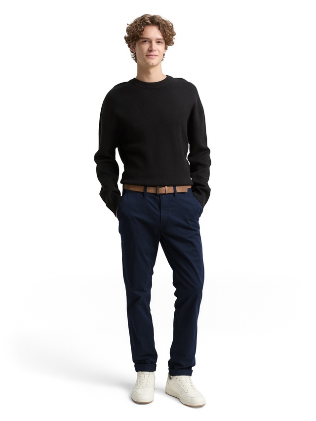 TOM TAILOR Denim Chinohose leicht vorgewaschen