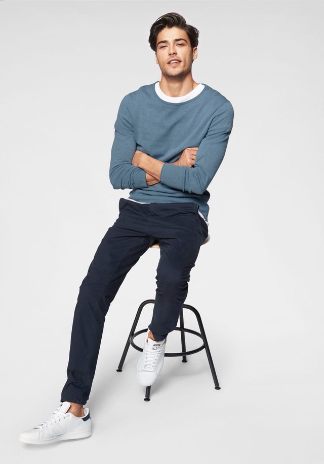 TOM TAILOR Denim Chinohose leicht vorgewaschen