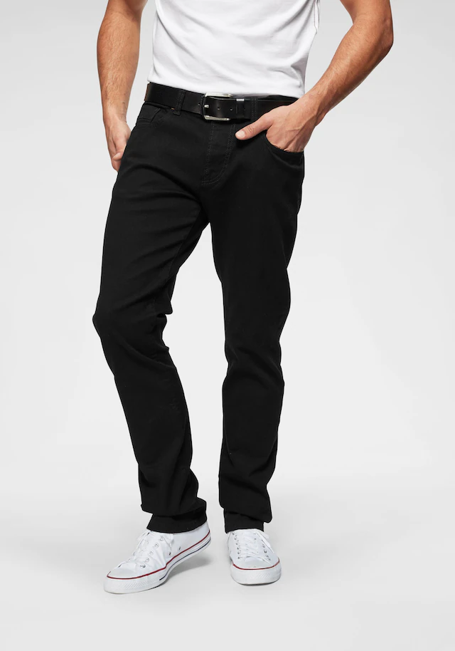 camel active Regular-fit-Jeans »HOUSTON« im klassischen 5-Pocket-Stil