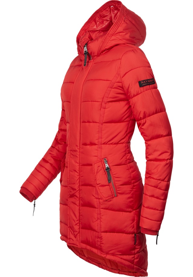 Navahoo Steppmantel »Papaya« hochwertiger Wintermantel m. edlem Fellimitat