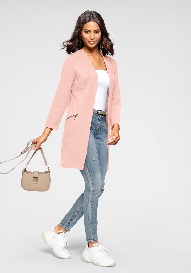 Laura Scott Longblazer mit Reißverschlüssen