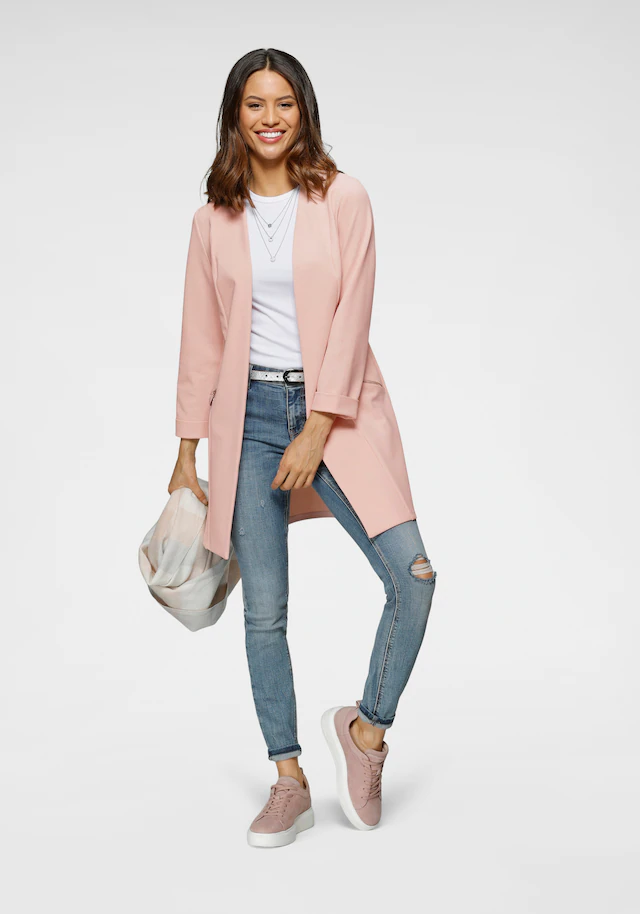 Laura Scott Longblazer mit Reißverschlüssen