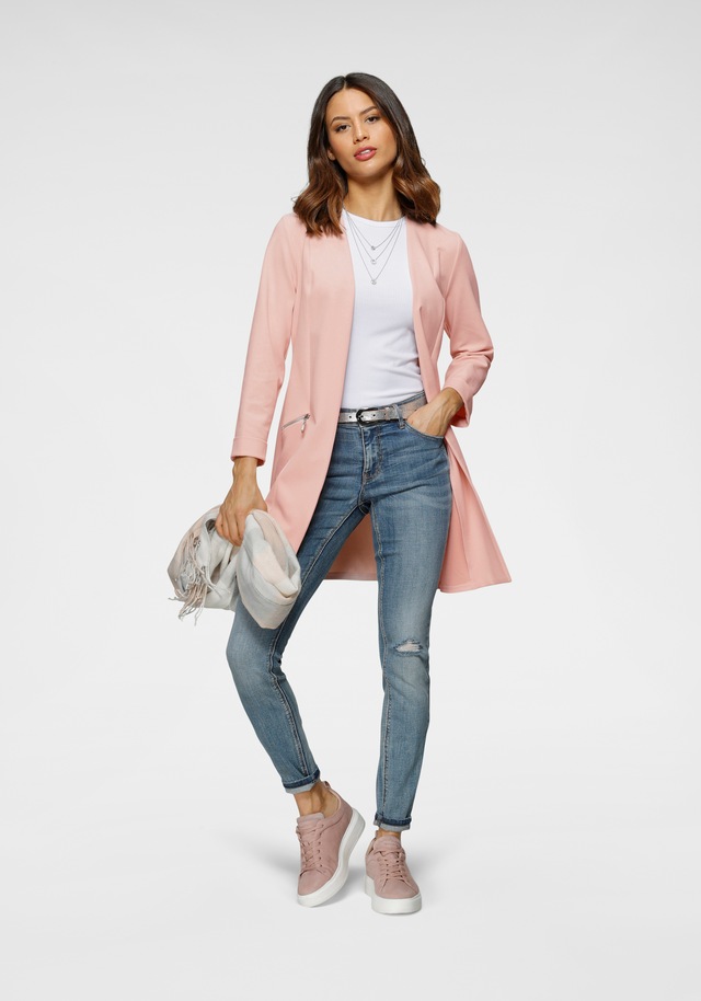 Laura Scott Longblazer mit Reißverschlüssen