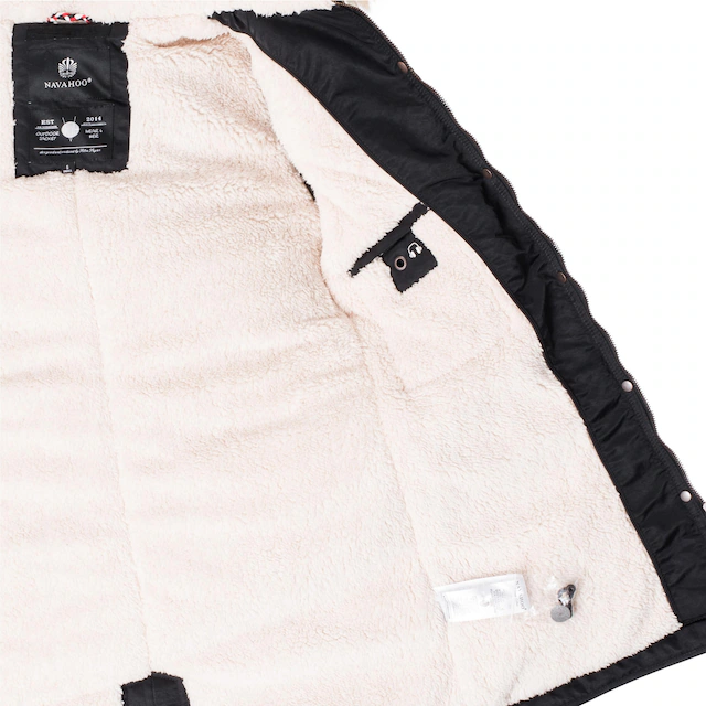 Navahoo Wintermantel »La Viva« hochwertiger Winterparka mit großem Kunstfell