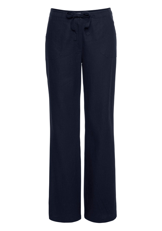 Aniston CASUAL Leinenhose mit Bindeband
