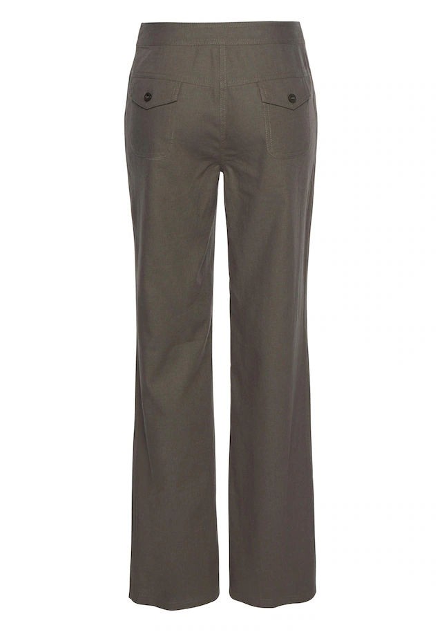Aniston CASUAL Leinenhose mit Bindeband