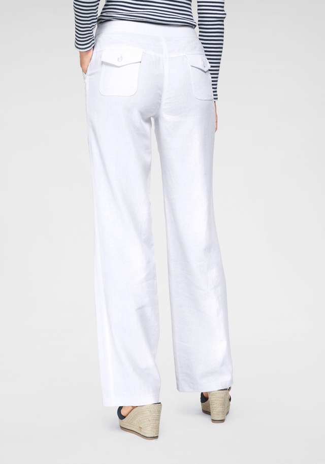 Aniston CASUAL Leinenhose mit Bindeband