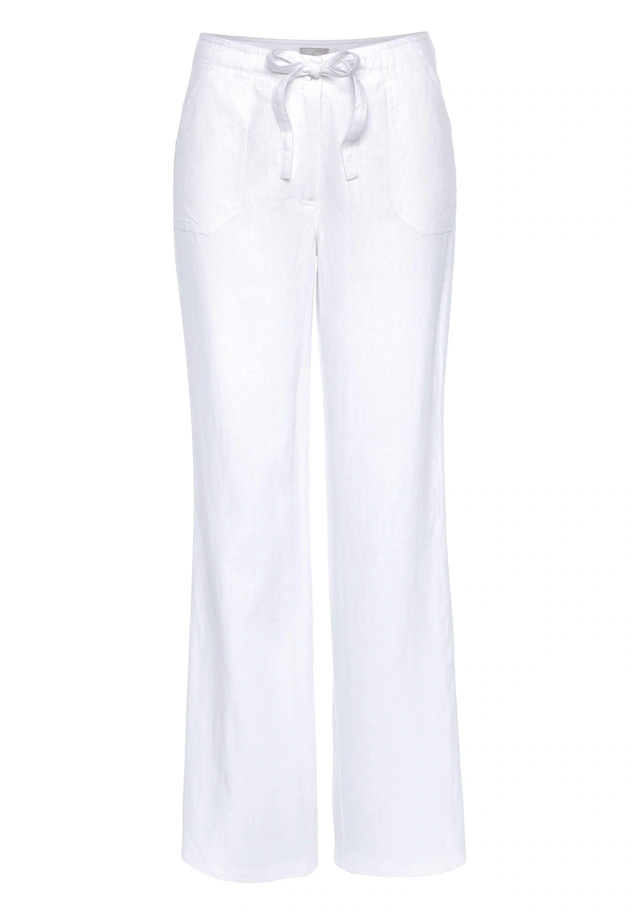 Aniston CASUAL Leinenhose mit Bindeband