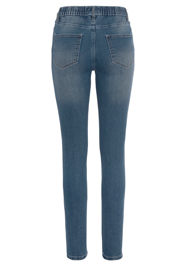 Flashlights Jeansjeggings Packung, 2er-Pack, enge Passform, Röhrenjeans, Used-Look-Waschung, hohe Leibhöhe