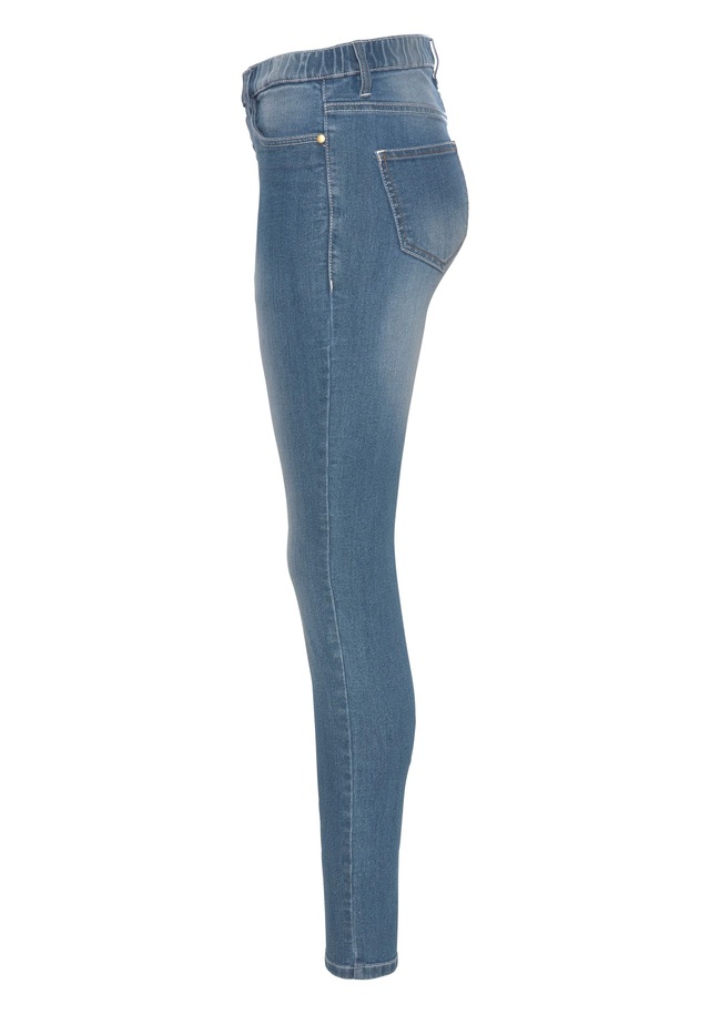 Flashlights Jeansjeggings Packung, 2er-Pack, enge Passform, Röhrenjeans, Used-Look-Waschung, hohe Leibhöhe