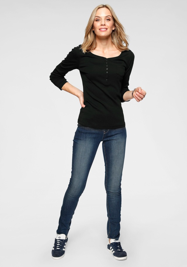 Flashlights Jeansjeggings Packung, 2er-Pack, enge Passform, Röhrenjeans, Used-Look-Waschung, hohe Leibhöhe