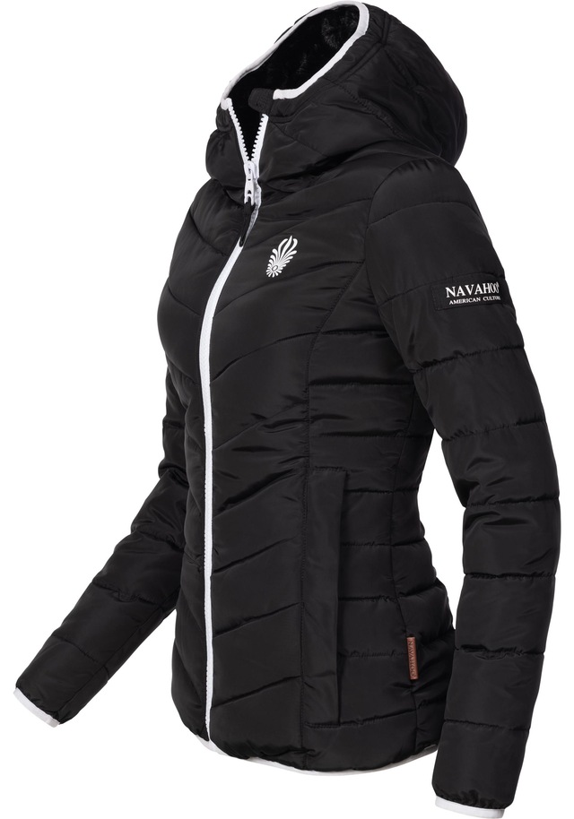 Navahoo Steppjacke »Elva« mit Kapuze stylische Damen Winterjacke mit Kapuze