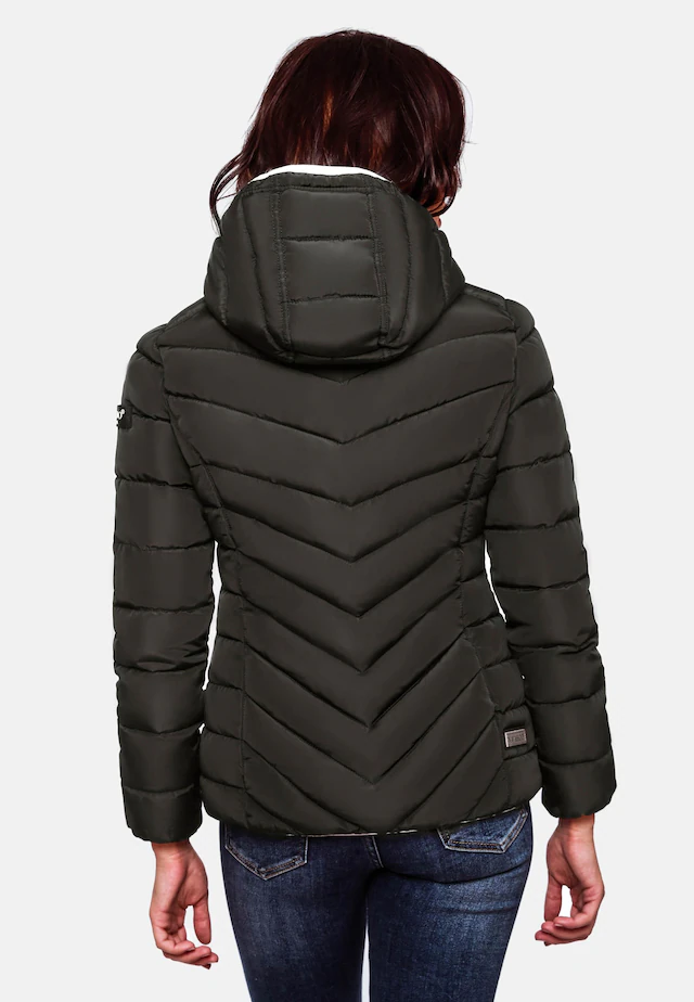 Navahoo Steppjacke »Elva« mit Kapuze stylische Damen Winterjacke mit Kapuze