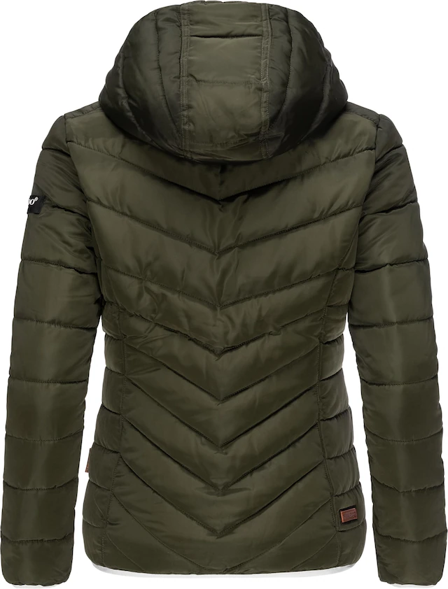 Navahoo Steppjacke »Elva« mit Kapuze stylische Damen Winterjacke mit Kapuze
