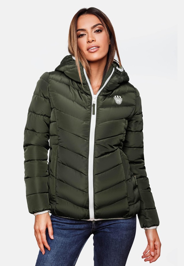 Navahoo Steppjacke »Elva« mit Kapuze stylische Damen Winterjacke mit Kapuze