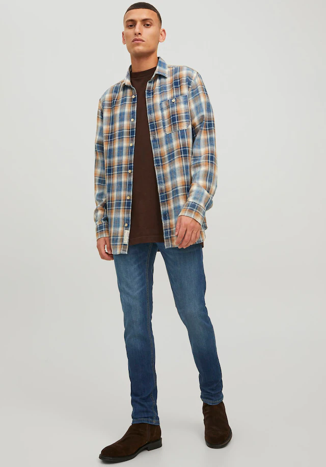 Jack & Jones Slim-fit-Jeans »JJIGLENN Slim-Fit mit Stretch und praktischer 5-Pocket-Form« Baumwollmischung, slim fit