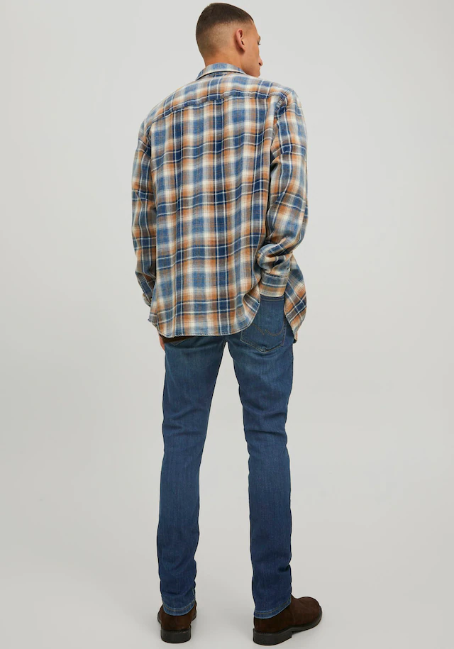 Jack & Jones Slim-fit-Jeans »JJIGLENN Slim-Fit mit Stretch und praktischer 5-Pocket-Form« Baumwollmischung, slim fit