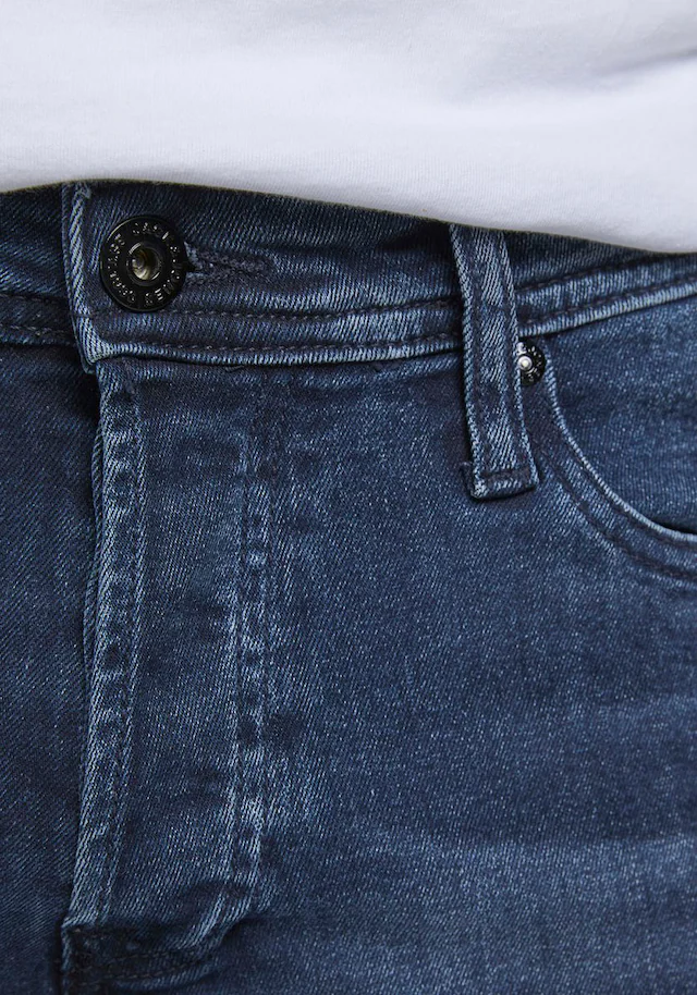 Jack & Jones Slim-fit-Jeans »JJIGLENN Slim-Fit mit Stretch und praktischer 5-Pocket-Form« Baumwollmischung, slim fit