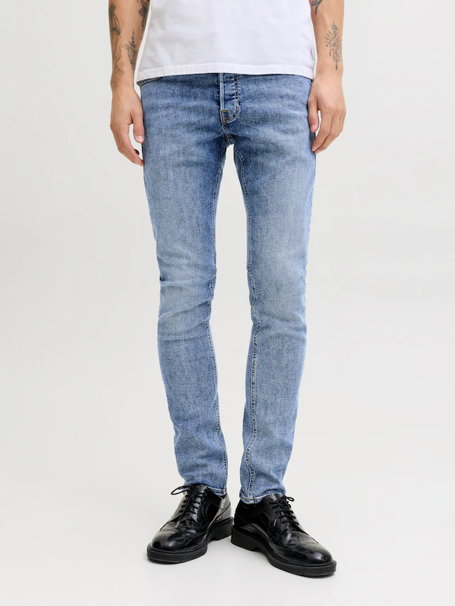 Jack & Jones Slim-fit-Jeans »JJIGLENN Slim-Fit mit Stretch und praktischer 5-Pocket-Form« Baumwollmischung, slim fit
