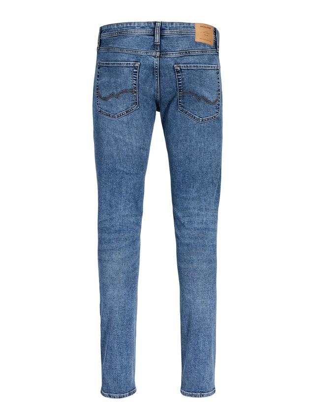 Jack & Jones Slim-fit-Jeans »JJIGLENN Slim-Fit mit Stretch und praktischer 5-Pocket-Form« Baumwollmischung, slim fit