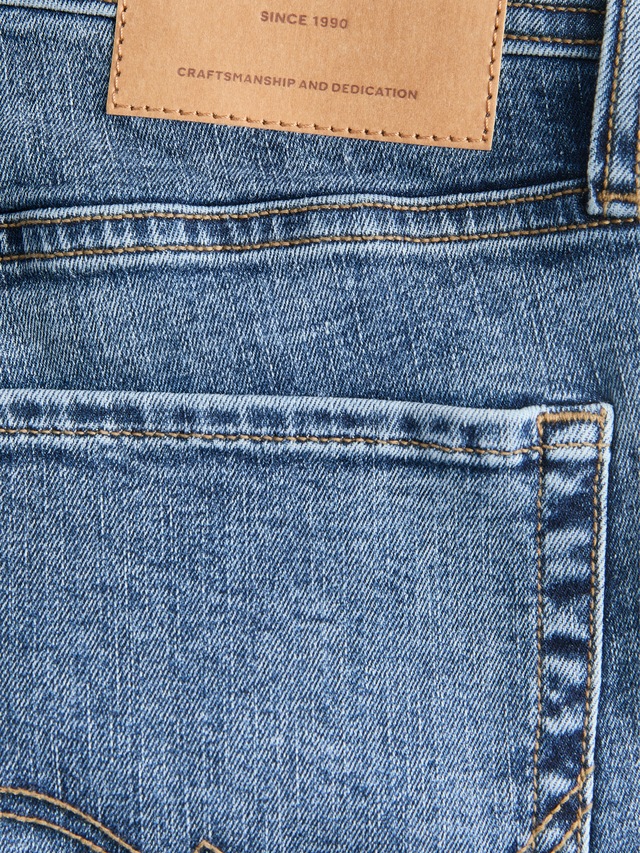 Jack & Jones Slim-fit-Jeans »JJIGLENN Slim-Fit mit Stretch und praktischer 5-Pocket-Form« Baumwollmischung, slim fit