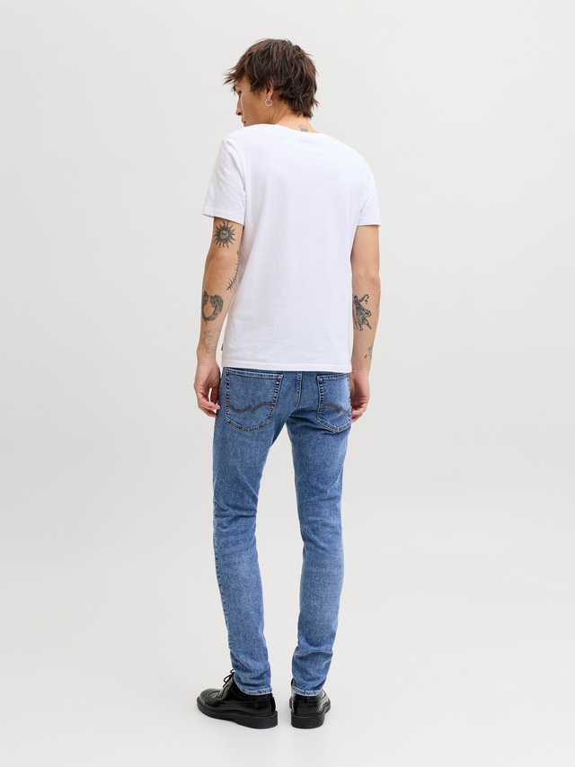 Jack & Jones Slim-fit-Jeans »JJIGLENN Slim-Fit mit Stretch und praktischer 5-Pocket-Form« Baumwollmischung, slim fit