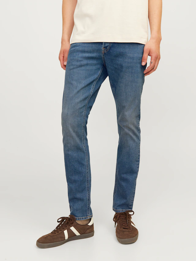 Jack & Jones Slim-fit-Jeans »JJIGLENN Slim-Fit mit Stretch und praktischer 5-Pocket-Form« Baumwollmischung, slim fit