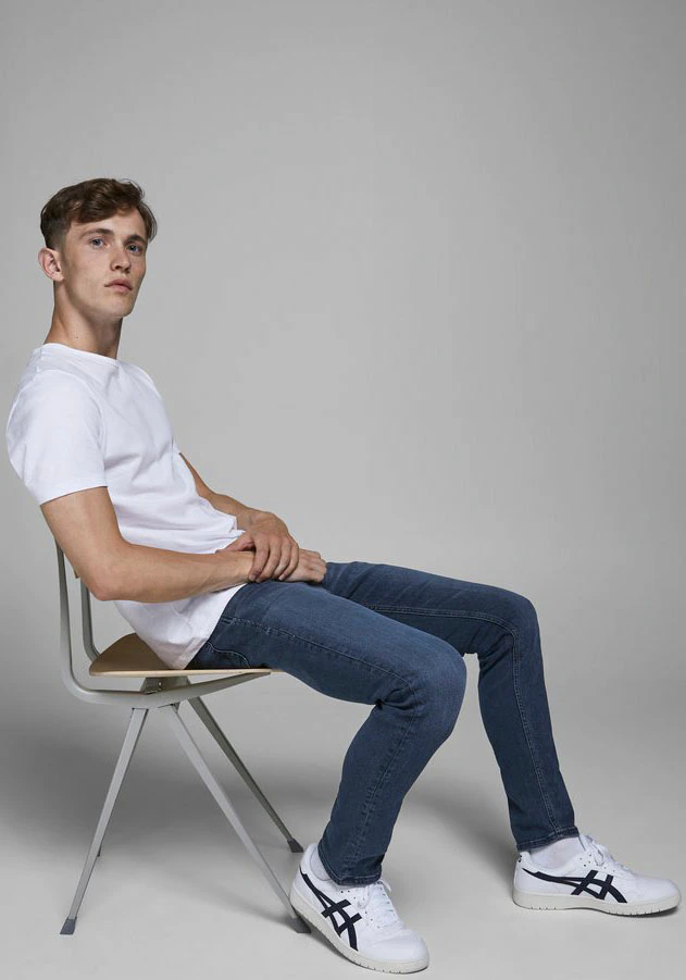 Jack & Jones Slim-fit-Jeans »JJIGLENN Slim-Fit mit Stretch und praktischer 5-Pocket-Form« Baumwollmischung, slim fit