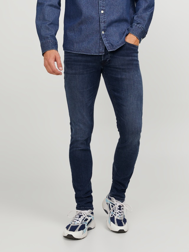 Jack & Jones Slim-fit-Jeans »JJIGLENN Slim-Fit mit Stretch und praktischer 5-Pocket-Form« Baumwollmischung, slim fit