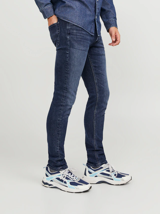 Jack & Jones Slim-fit-Jeans »JJIGLENN Slim-Fit mit Stretch und praktischer 5-Pocket-Form« Baumwollmischung, slim fit