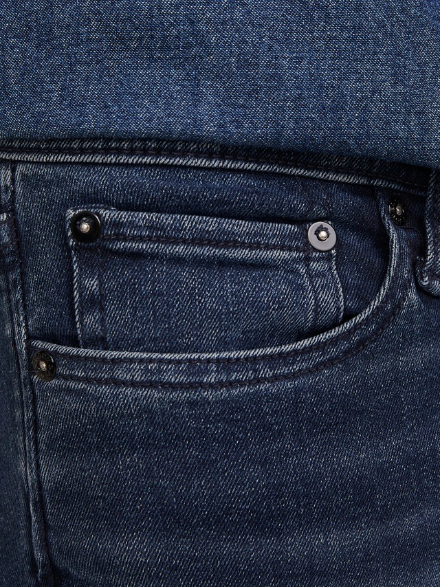 Jack & Jones Slim-fit-Jeans »JJIGLENN Slim-Fit mit Stretch und praktischer 5-Pocket-Form« Baumwollmischung, slim fit