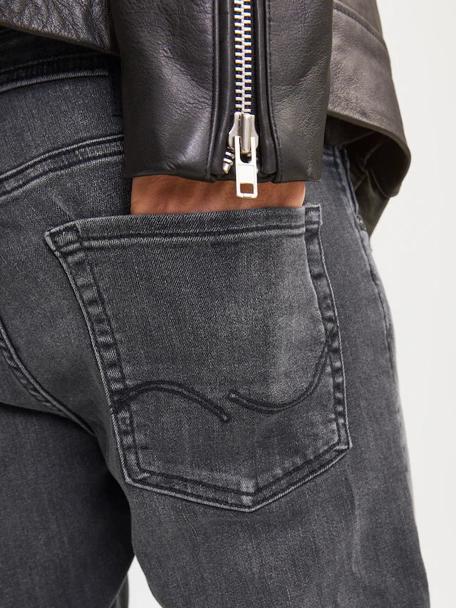 Jack & Jones Slim-fit-Jeans »JJIGLENN Slim-Fit mit Stretch und praktischer 5-Pocket-Form« Baumwollmischung, slim fit