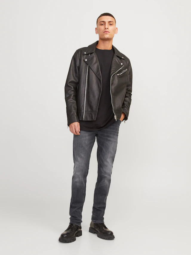 Jack & Jones Slim-fit-Jeans »JJIGLENN Slim-Fit mit Stretch und praktischer 5-Pocket-Form« Baumwollmischung, slim fit