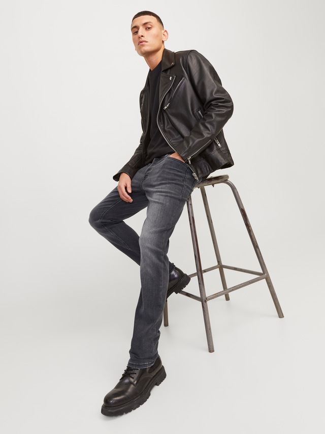 Jack & Jones Slim-fit-Jeans »JJIGLENN Slim-Fit mit Stretch und praktischer 5-Pocket-Form« Baumwollmischung, slim fit
