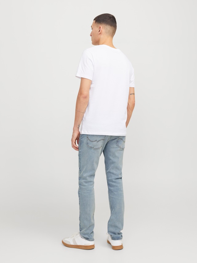Jack & Jones Slim-fit-Jeans »JJIGLENN Slim-Fit mit Stretch und praktischer 5-Pocket-Form« Baumwollmischung, slim fit