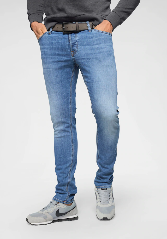 Jack & Jones Slim-fit-Jeans »JJIGLENN Slim-Fit mit Stretch und praktischer 5-Pocket-Form« Baumwollmischung, slim fit